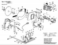 Bosch 0 600 551 001  Circular Hand Saw 110 V / Eu Spare Parts